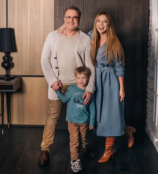 Наталья Подольская с мужем и сыном