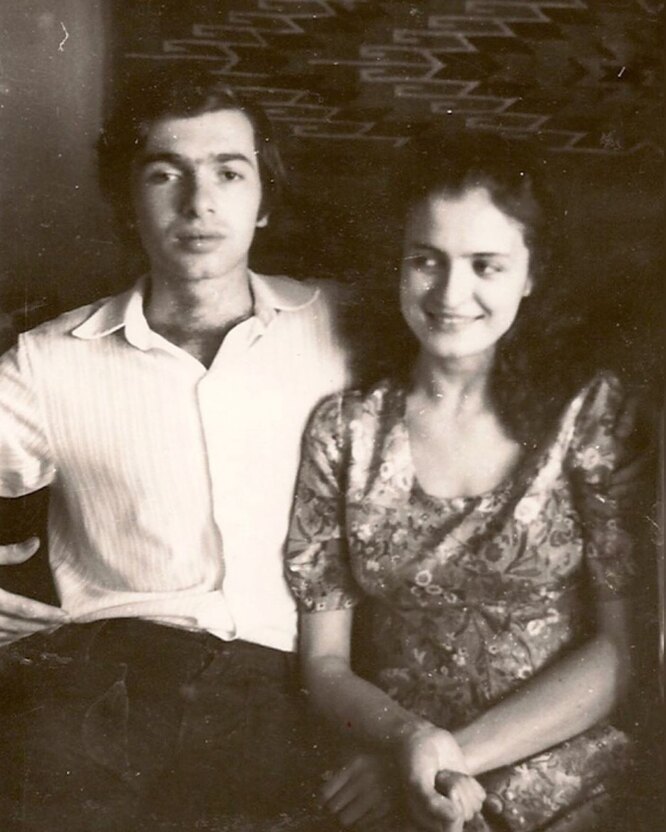 Мама и папа Елены в молодости