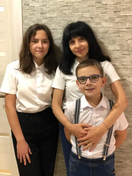 Ирина Холкина с детьми