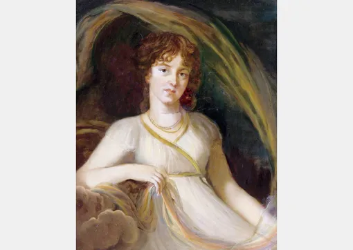 Екатерина Тюфякина в образе Ириды на портрете Виже-Лебрён