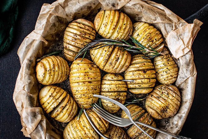 Способ приготовления картошки с укропом