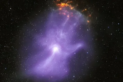 Рентгеновская обсерватория НАСА «Чандра» впервые заметила MSH 15-52 в 2001 году, а также засняла образование, похожее на руку.