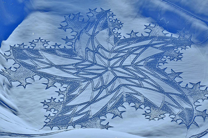 Невероятные снежные картины Саймона Бека