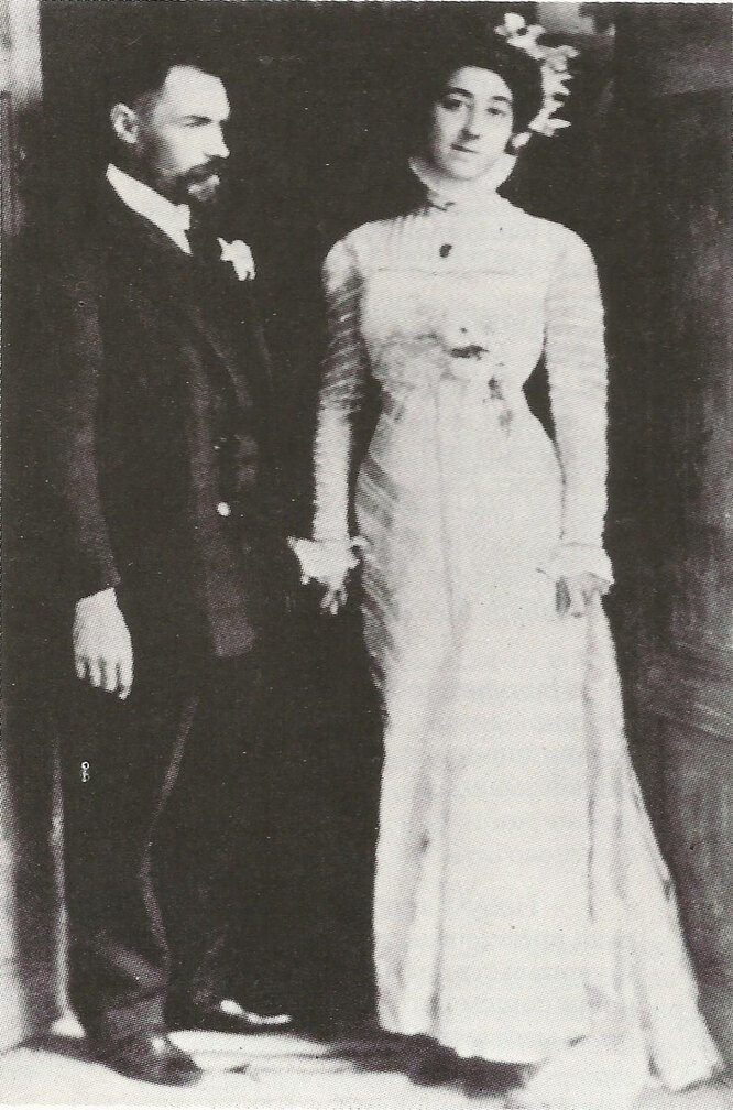 Кузьма Петров-Водкин с женой