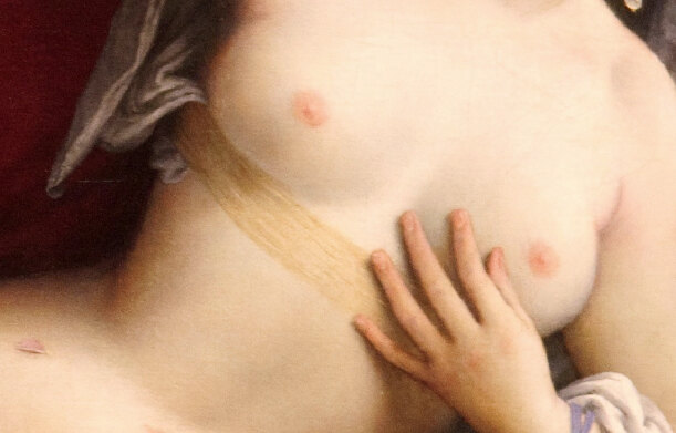 Обнаженная грудь Венеры подпоясана строфионом