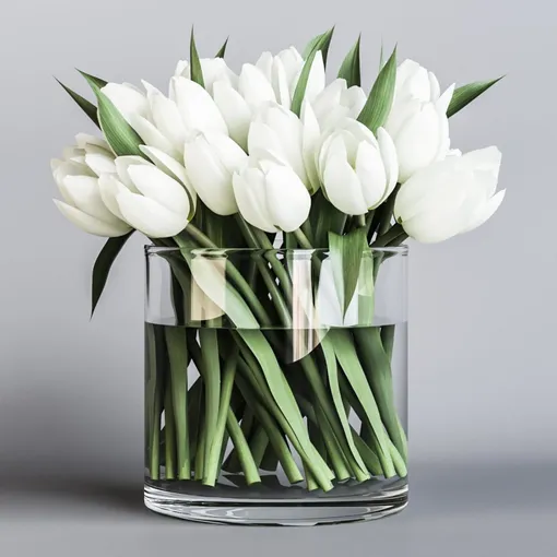 Начнём с самой вазы для тюльпанов