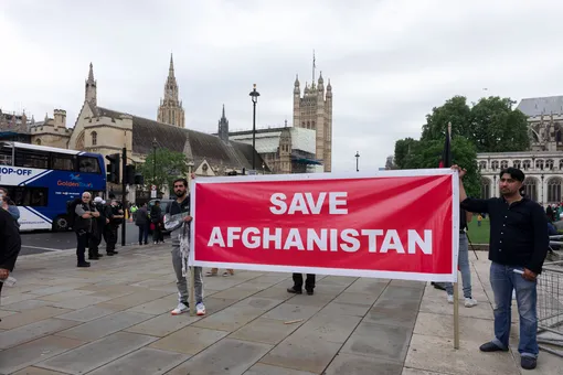 «Спасите Афганистан» — протест в Лондоне 21 августа 2021