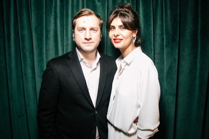 Надежда Оболенцева с мужем Резо Гигинеишвили