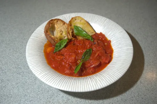 Томатный суп с крутонами по итальянскому рецепту