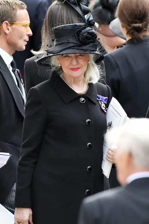 Анджела Келли на похоронах Елизаветы II