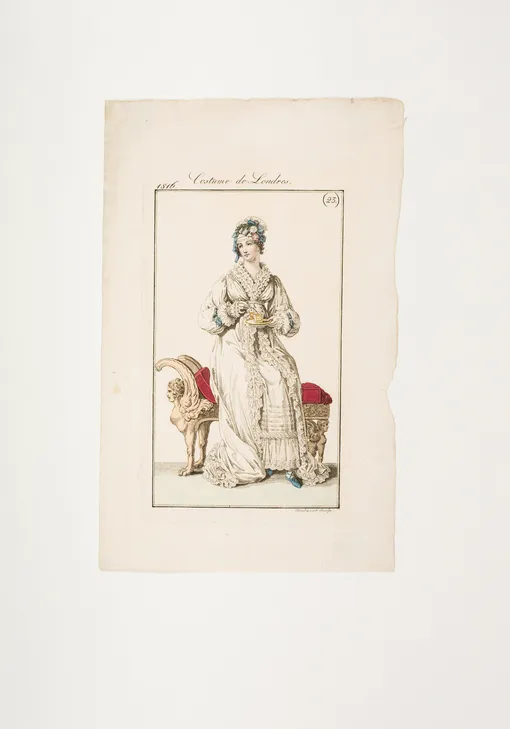 Чайное платье конца 19 века