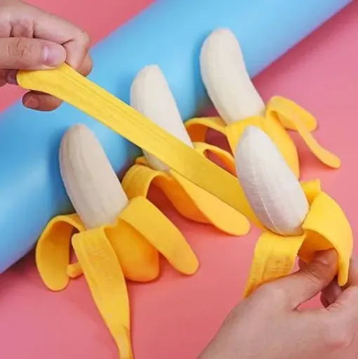 сквиш банан игрушка-антистресс