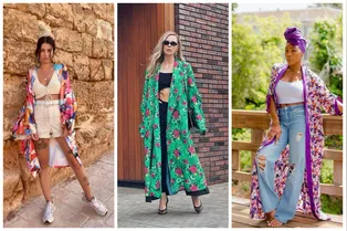 5 способов носить летнее кимоно