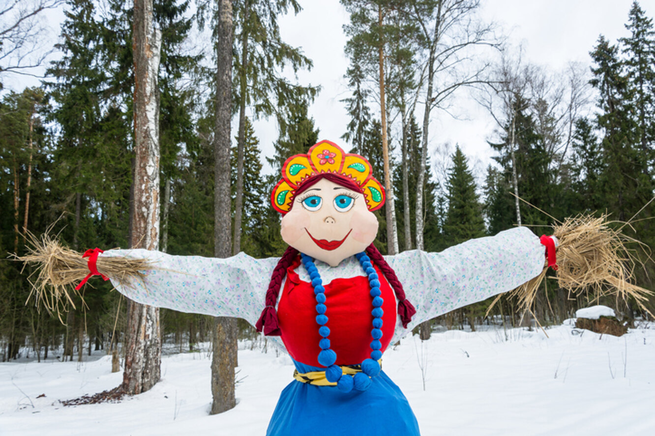 Картинка кукла масленица