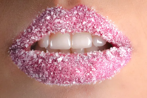 Сахарный скраб для губ фото