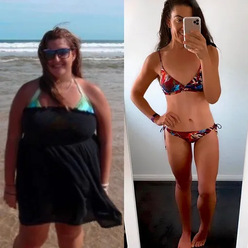 диета до и после
