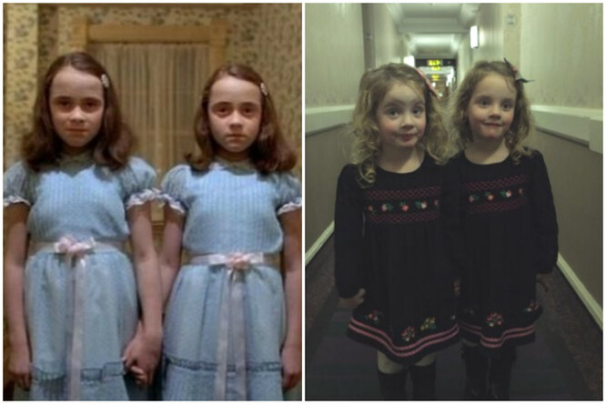 Папа научил дочерей-близнецов пугать постояльцев в отеле