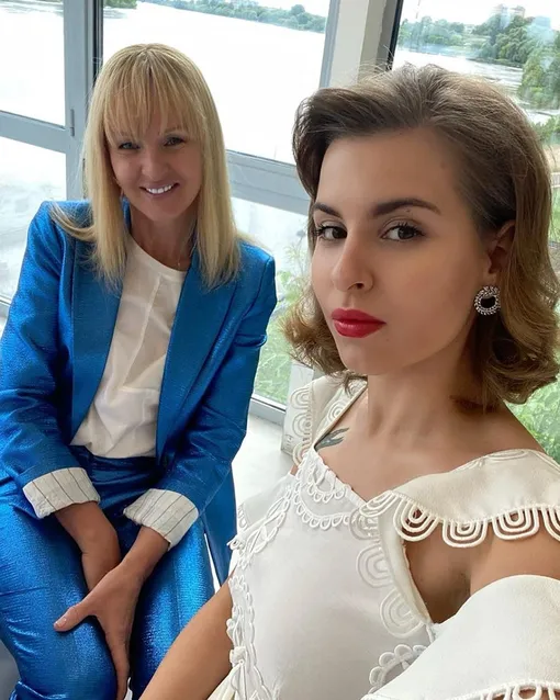 Светлана Лазарева с дочерью Наталией