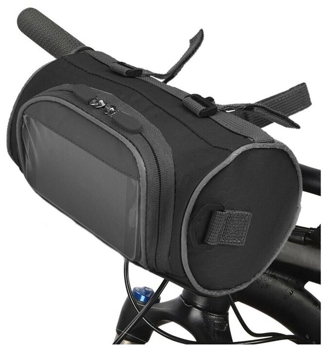 Яндекс.Маркет, водонепроницаемая велосипедная сумка Rhinowalk с креплением на руль, отделением для сенсорного экрана и плечевым ремнём, 880 руб.