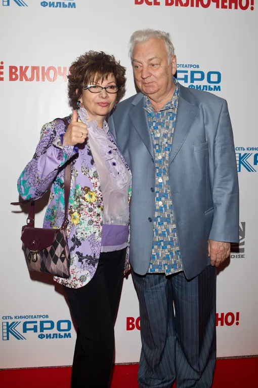 Михаил Державин со второй женой Роксаной Бабаян