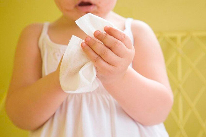 Детские салфетки могут вызвать пищевую аллергию — исследование