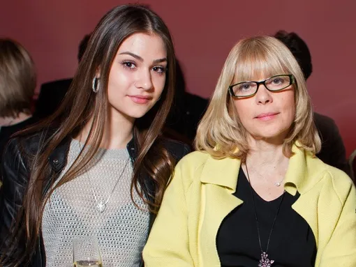 Анастасия Шубская с мамой Верой Глаголевой