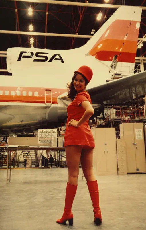 Pacific Southwest Airlines униформа стюардесс