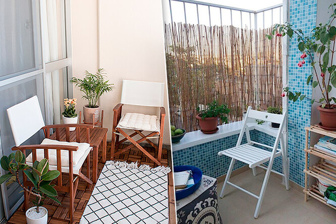 До и после: 8 идей по обустройству балкона к весенне-летнему сезону