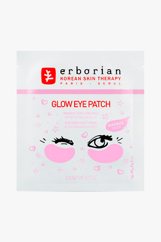 Тканевые патчи для области вокруг глаз с экстрактом лакрицы Glow, Erborian
