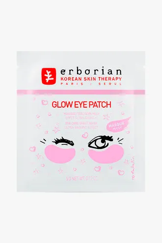 Тканевые патчи для области вокруг глаз с экстрактом лакрицы Glow, Erborian