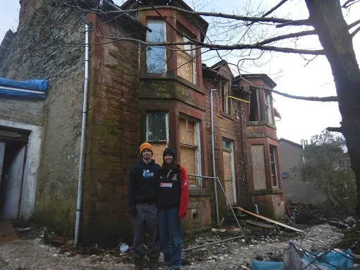 развалины дома
