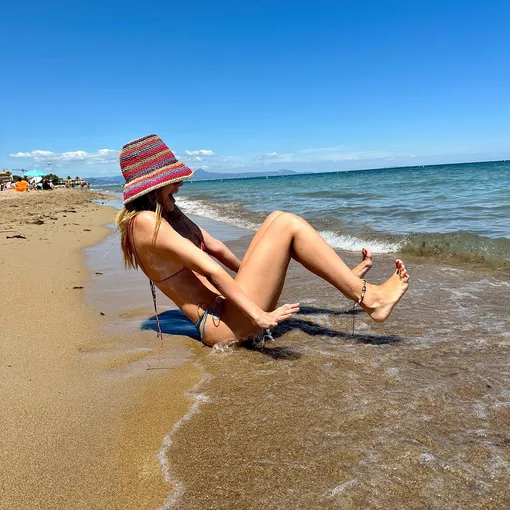 Наталья Подольская фото на пляже