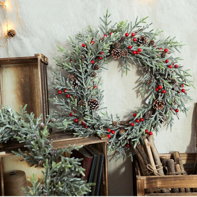 Что вешают на дверь на рождество - 95 фото