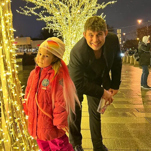 Алибасов-младший с дочерью