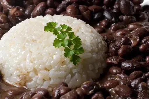 Рис с фасолью