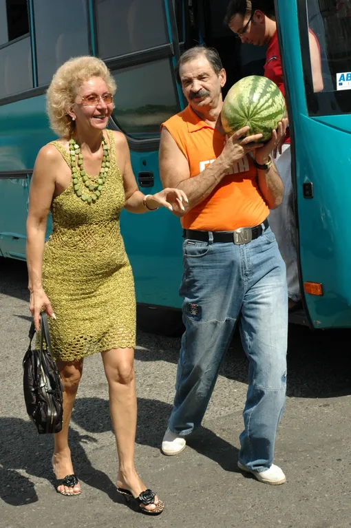Ирина Клявер и Илья Олейников в 2006 году на фестивале «Кинотавр»