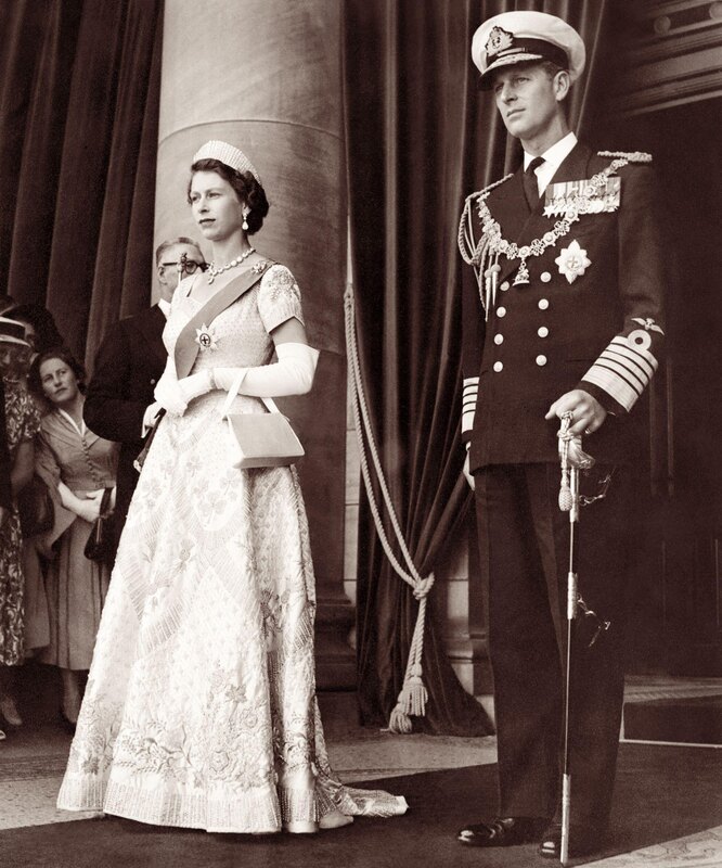 королева Елизавета II и принц Филипп