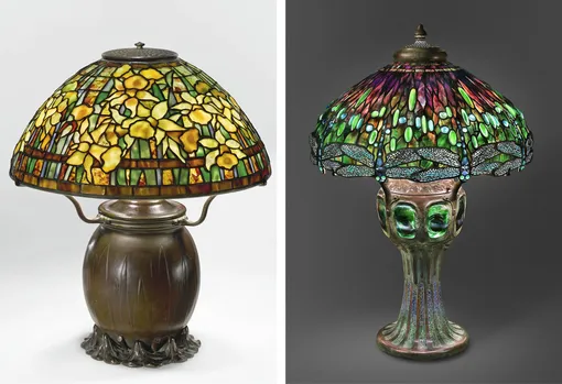 Луис Тиффани прославился лампами и другими деталями интерьера из цветного стекла