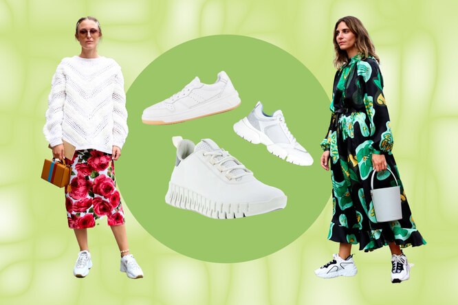 Белые кроссовки и кеды: как выбрать и с чем носить самую актуальную обувь лета