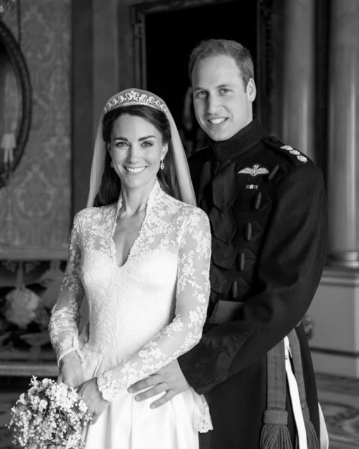 Свадебный портрет Кейт Миддлтон и принца Уильяма