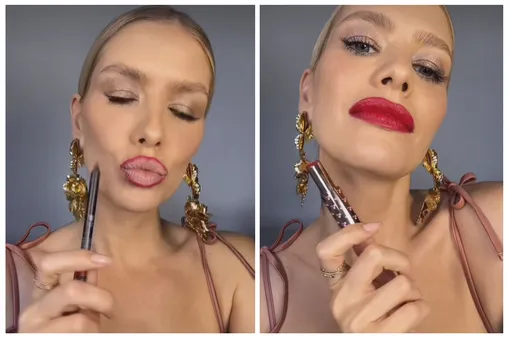 Шестой шаг в технике макияжа Лены Перминовой