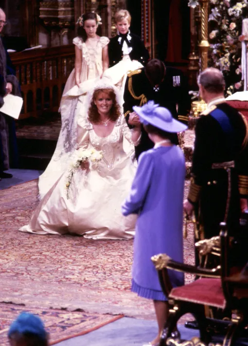 Свадьба Сары Фергюсон и принца Эндрю 23 июля 1986 г.