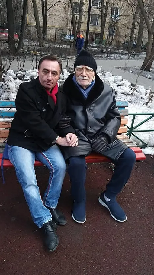 Армен Джигарханян и Артур Согомонян