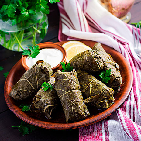 Рецепт долмы с рисом и зеленью Рецепт долмы с рисом и зеленью