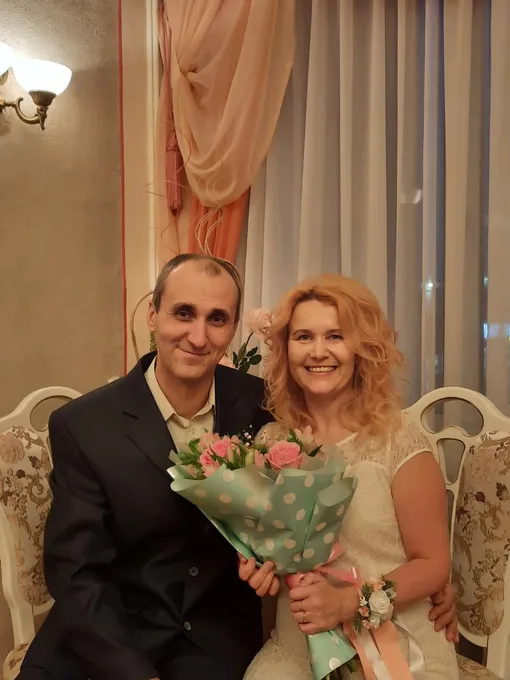 Мария Сивкова с мужем
