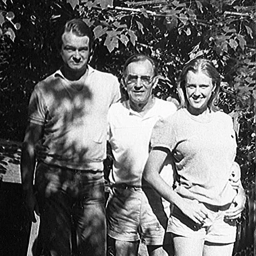 Ирина Розанова с отцом Юрием и братом Павлом фото