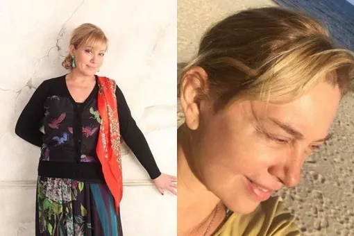 56-летняя Арина Шарапова не стесняется показывать фото без макияжа