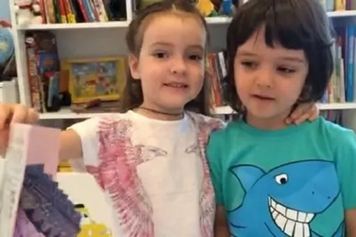 Филипп Киркоров показал, как трогательно его дочка поздравила своего брата с четырехлетием