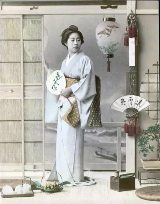 Традиционное кимоно. Япония