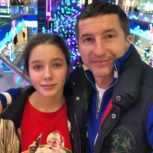 Евгений Алдонин с дочерью